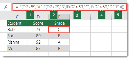multiple if statements in excel for mac